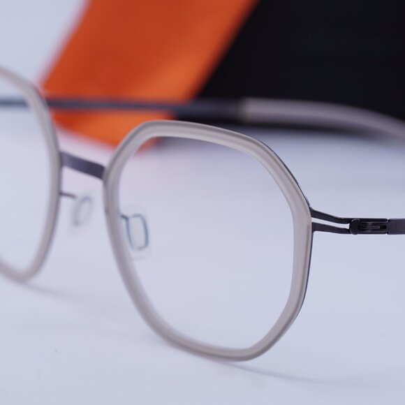 Ic! Berline RAJA D0094H 301 Round Eyeglasses 48mm – Aubergine Ice Tea Matte - Picture 3 of 10